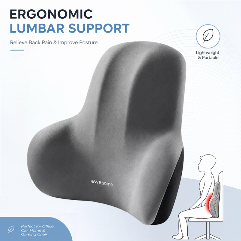Gaming Chair Lumbar Pillow - 1 Buah Bantal Penyangga Punggung Busa