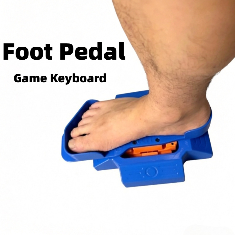 Usb Foot Pedal Gaming - Keyboard Pedal Kaki Kustom Cetak 3D,