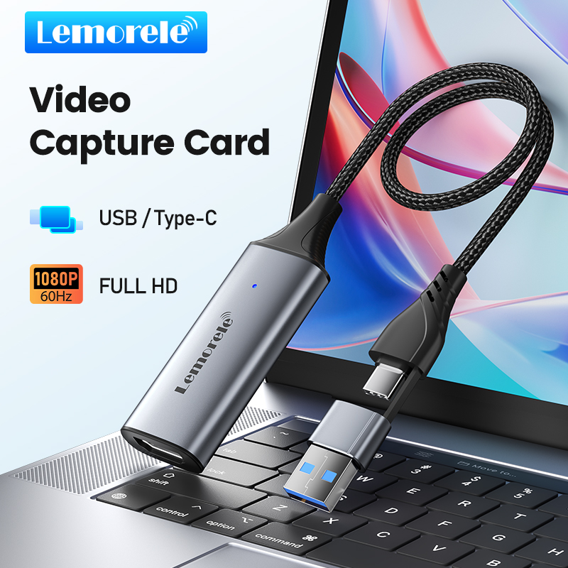 Pc Gaming Game - Lemorele kartu penangkap Video USB 2.0,