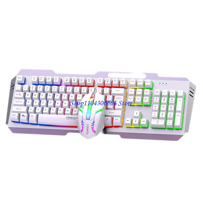 Anti-Ghosting Keyboard - 02DD DS600 Keyboard Berkabel Logam Dengan
