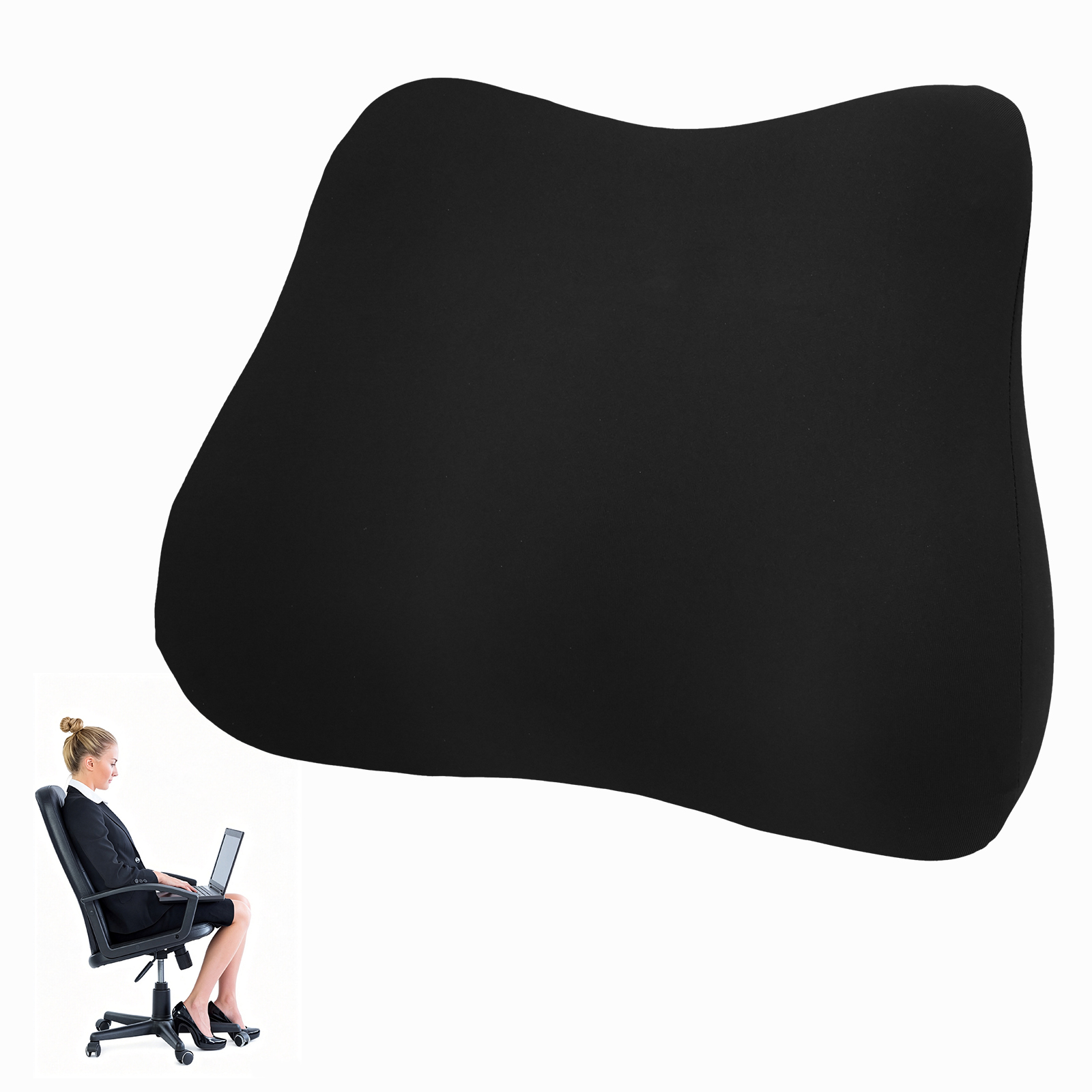 Gaming Chair Lumbar Pillow - Bantal Pinggang Berbahan Busa Memori untuk