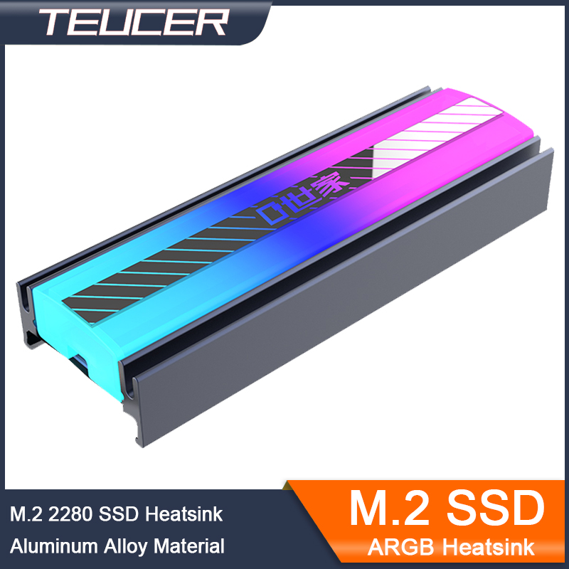 M.2 Ssd Heatsink - TEUCER M.2 NVME SSD Heatsink 5V