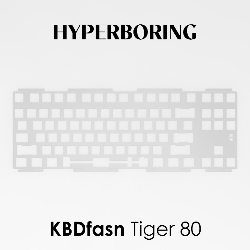 Pc Gaming Custom - HYPERBORING Tiger80 Papan Posisi Keyboard Kustomisasi