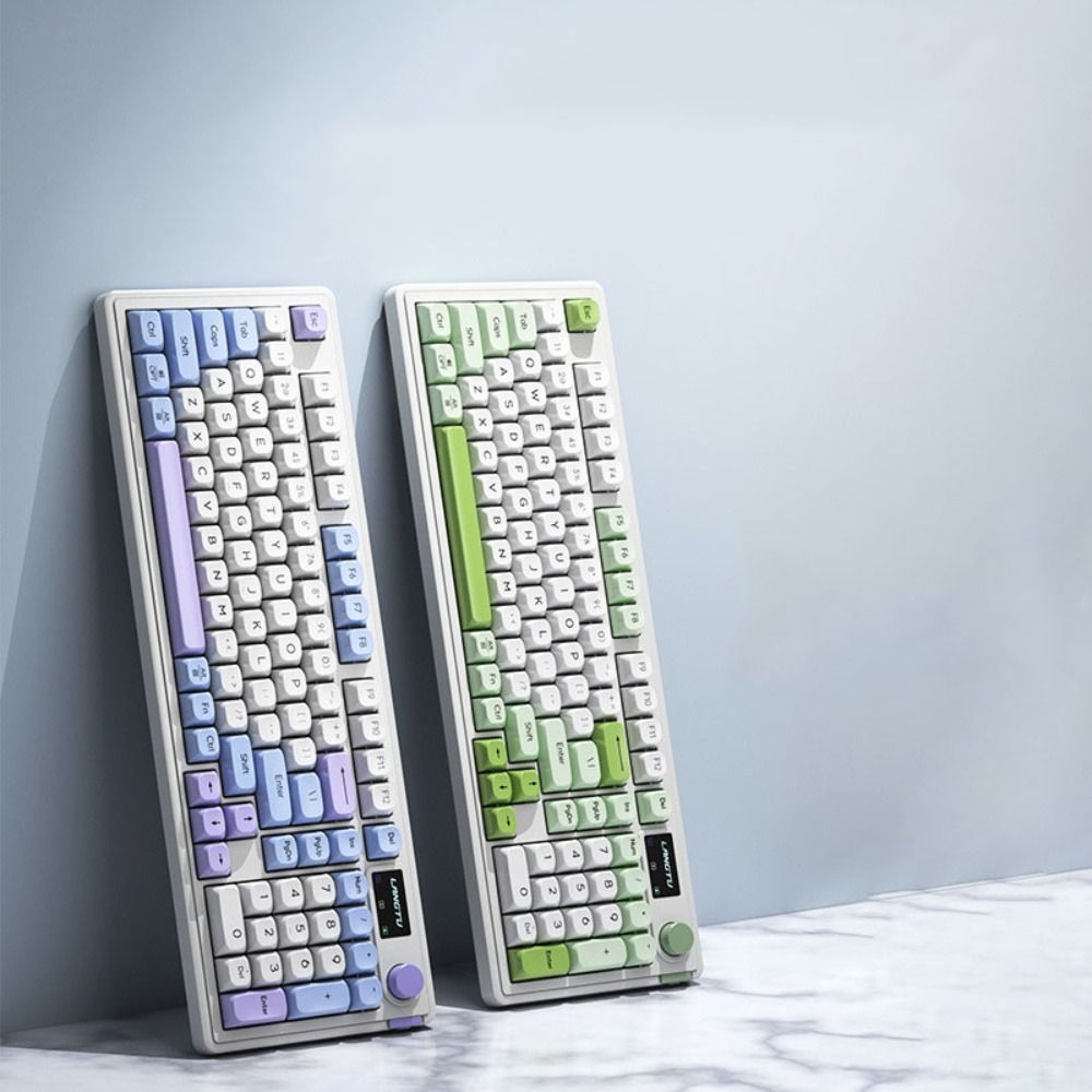 Anti-Ghosting Keyboard - Keyboard Mekanis Tiga Mode ABS, Nirkabel