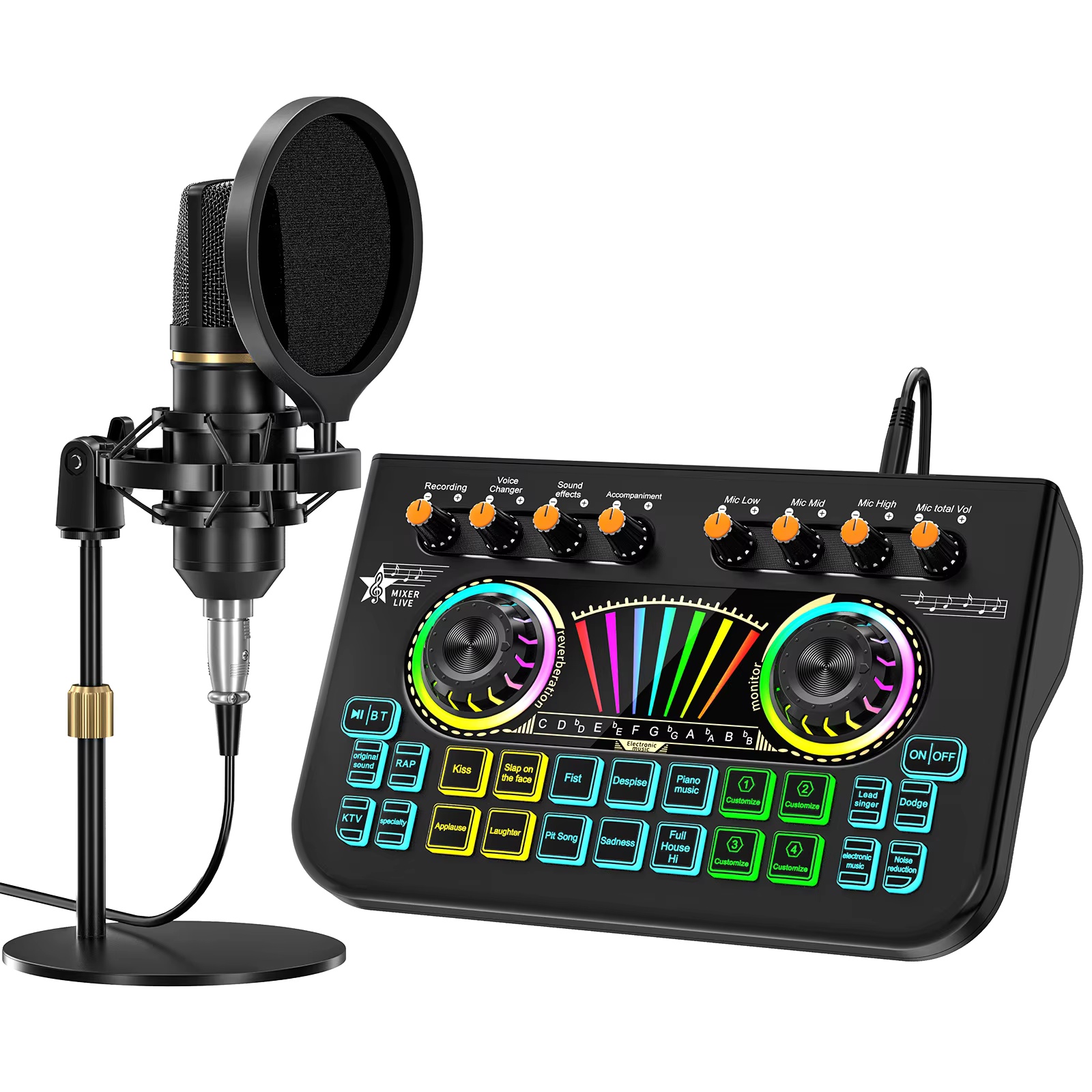 Pc Gaming Game - Tenlamp X3 BM800 Paket Mikrofon Podcast