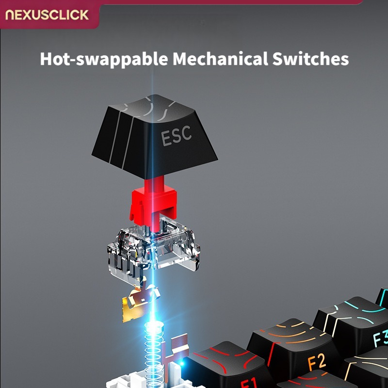 NexusClick iK68 Mini Mechanica - Anti-Ghosting Keyboard ulasan dan harga
