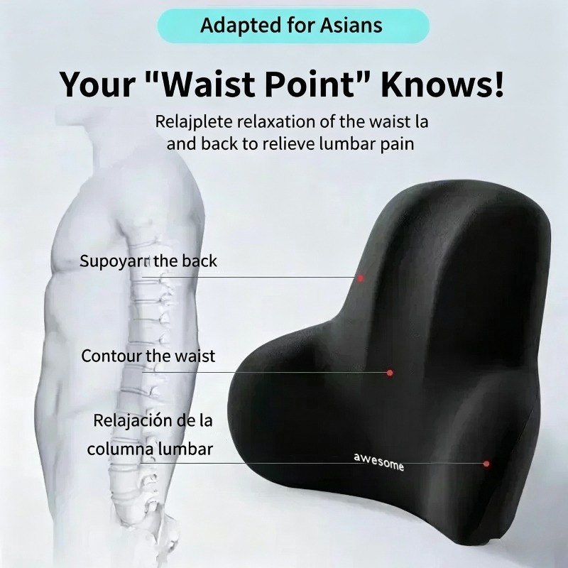 1 Buah Bantal Penyangga Punggu - Gaming Chair Lumbar Pillow ulasan dan harga