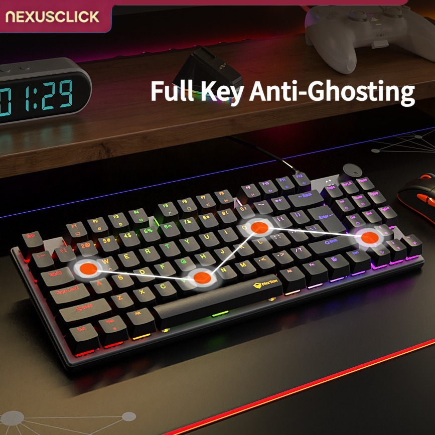 NexusClick 88 Key Hot Swappabl - Anti-Ghosting Keyboard ulasan dan harga