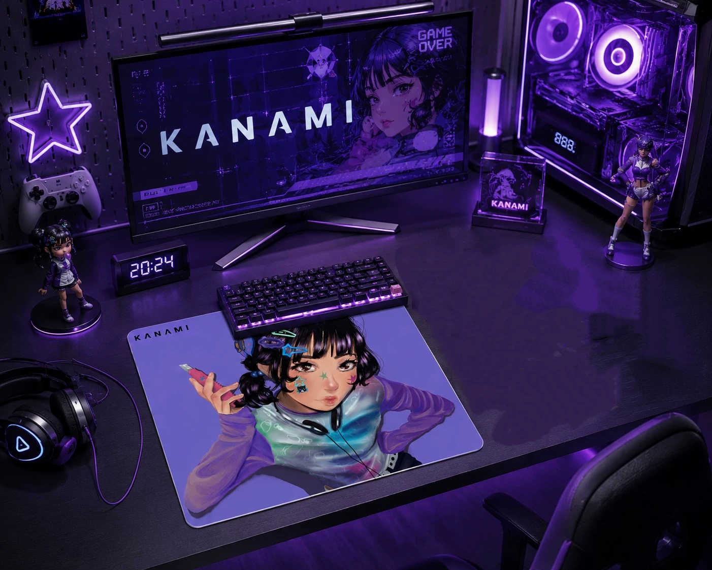 PAN Esports Kanami Nana Glass  - Pc Gaming Valorant ulasan dan harga