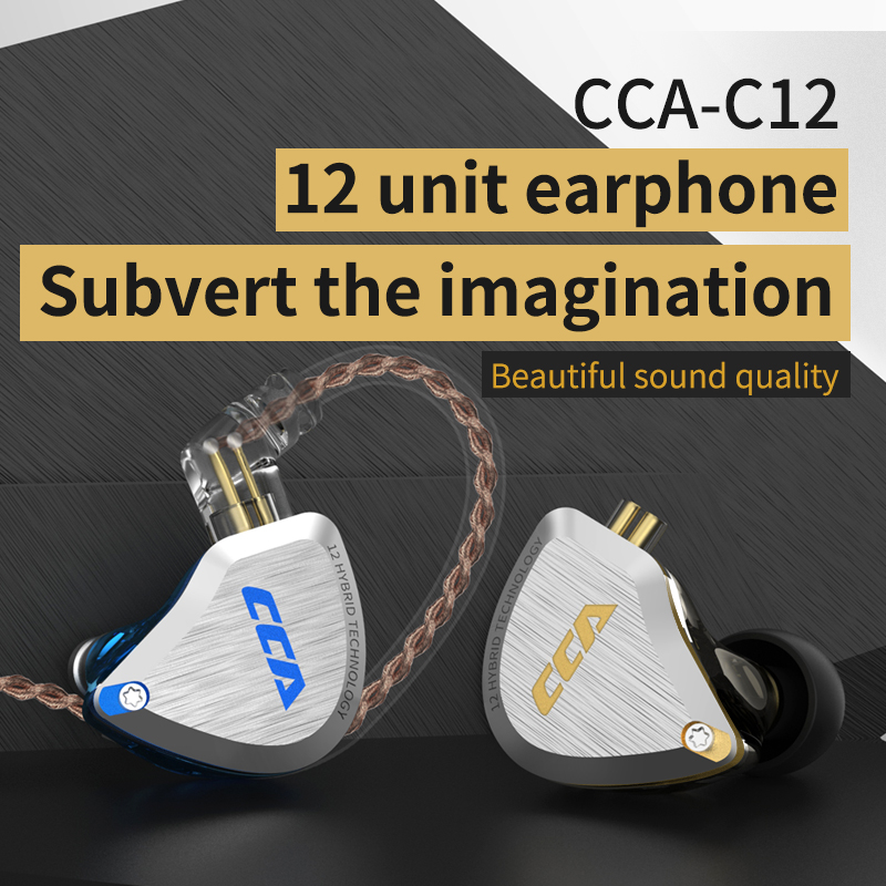 CCA C12 5BA + 1DD Headset In-E - Pc Gaming Y Monitor ulasan dan harga