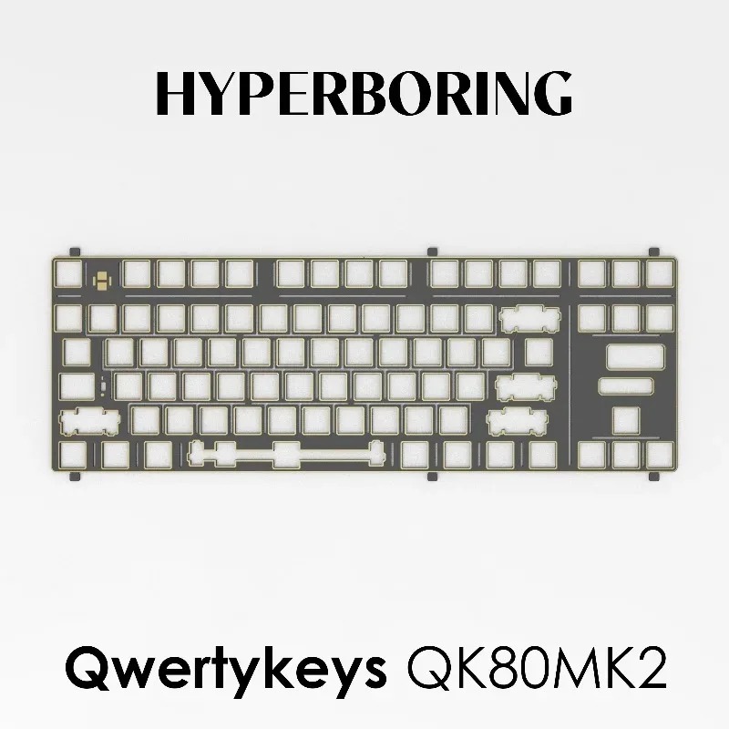 QK80MK2 Pelat Pemosisian Keybo - Pc Gaming Custom ulasan dan harga