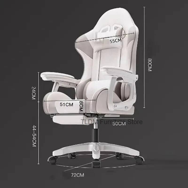 Kursi Kantor Ergonomis dengan  - Gaming Chair Lumbar Pillow ulasan dan harga