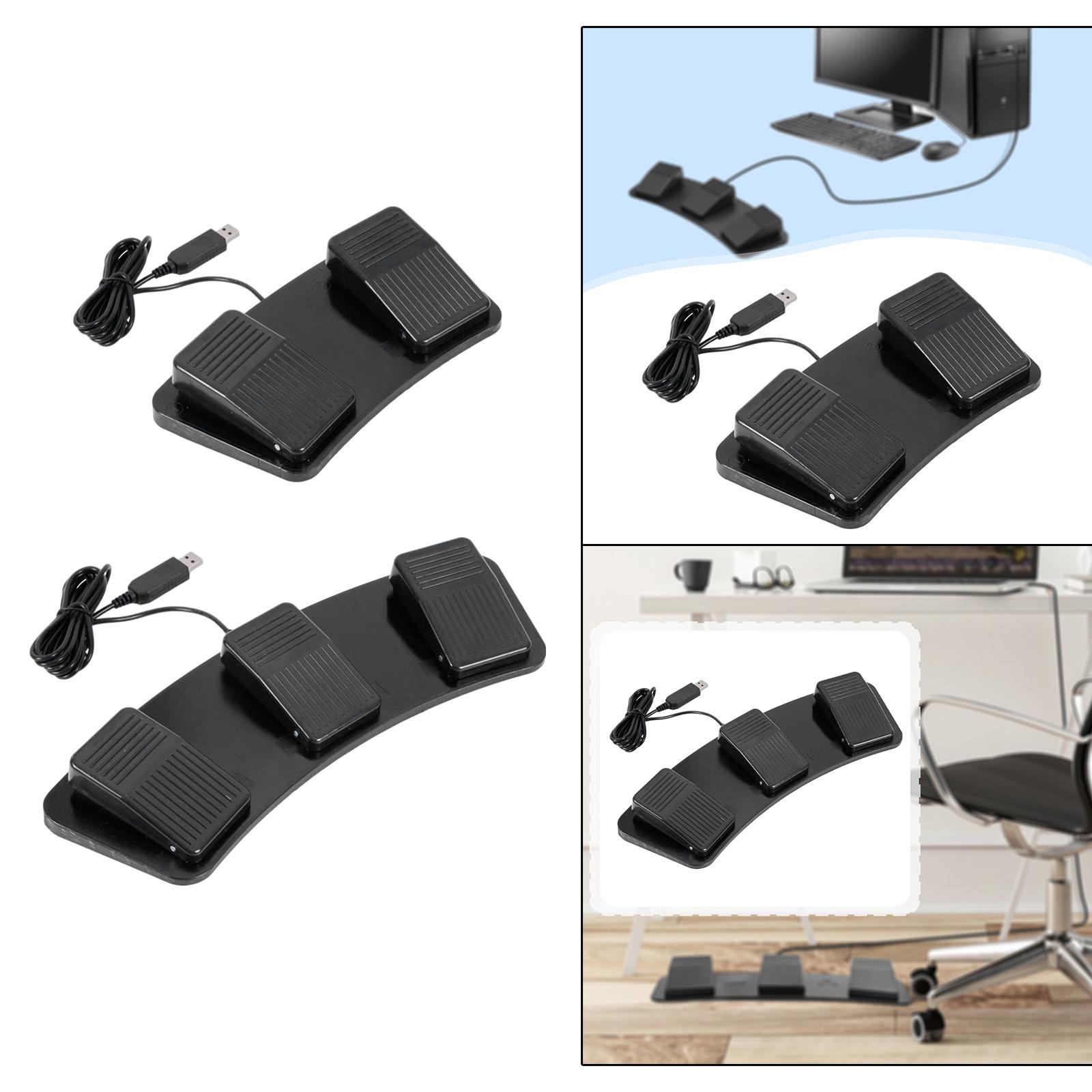Sakelar Pedal Kaki USB Alat Pe - Usb Foot Pedal Gaming ulasan dan harga