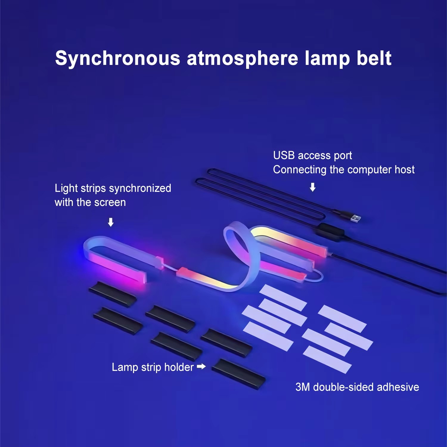 Lampu Gaming RGB Strip Lampu L - Pc Gaming Game ulasan dan harga