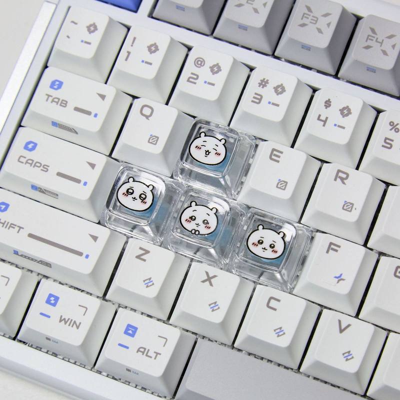 Chiikawa 4 Buah Keycap Transpa - Pc Gaming Custom ulasan dan harga