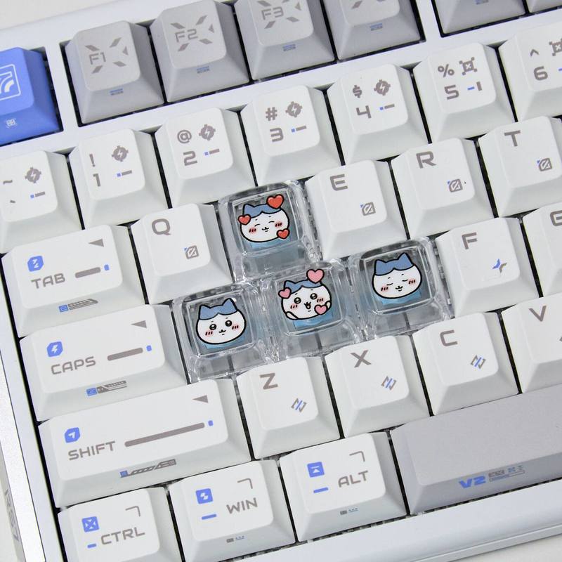 Chiikawa 4 Buah Keycap Transpa - Pc Gaming Custom ulasan dan harga