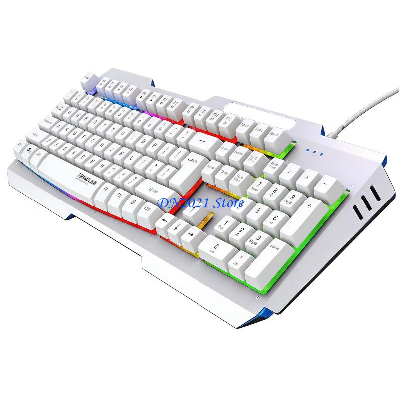 F3KE DS600 104key Corded Keybo - Anti-Ghosting Keyboard ulasan dan harga