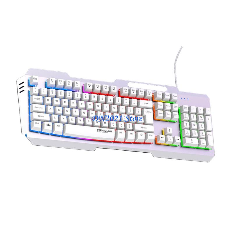 F3KE DS600 104key Corded Keybo - Anti-Ghosting Keyboard ulasan dan harga