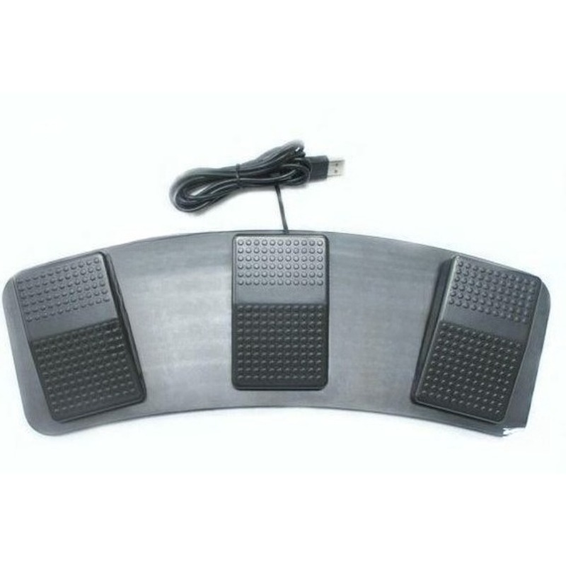 Sakelar Pedal Kaki 3 Tombol Pl - Usb Foot Pedal Gaming ulasan dan harga
