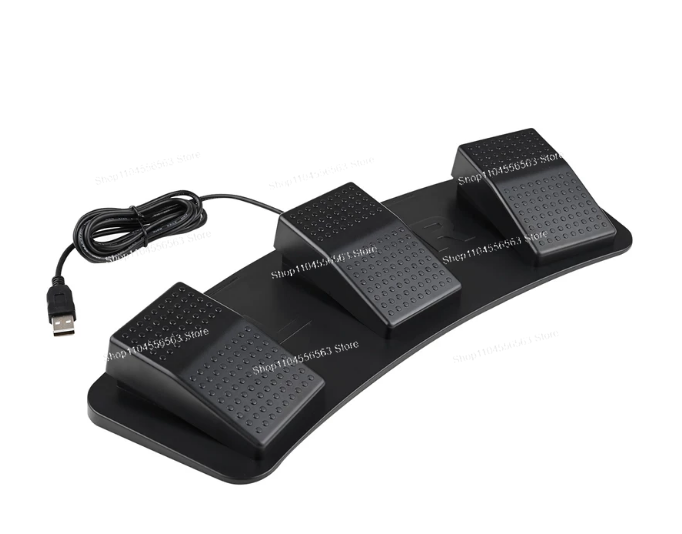 Sakelar Kaki USB 3-Pedal yang  - Usb Foot Pedal Gaming ulasan dan harga
