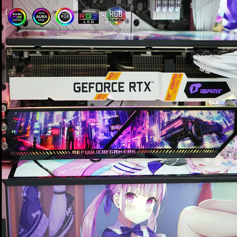 Braket kartu grafis ARGB, dudu - Pc Gaming Custom ulasan dan harga