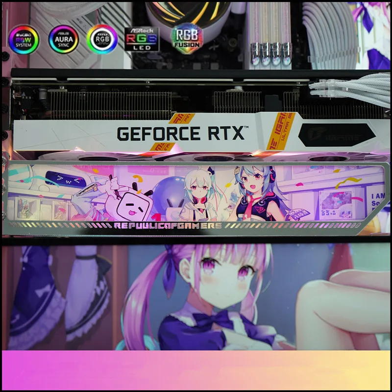Braket kartu grafis ARGB, dudu - Pc Gaming Custom ulasan dan harga
