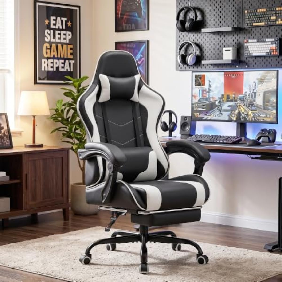Kursi Gaming dengan Ketinggian - Gaming Chair Lumbar Pillow ulasan dan harga
