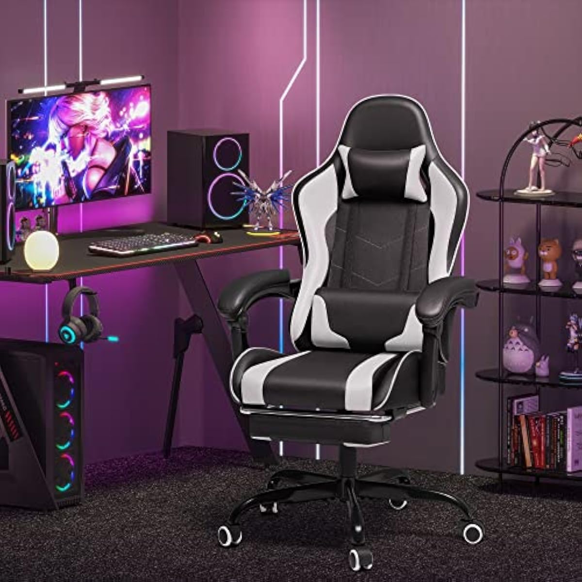 Kursi Gaming dengan Ketinggian - Gaming Chair Lumbar Pillow ulasan dan harga