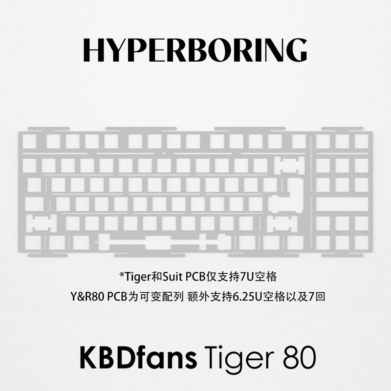 HYPERBORING Tiger80 Papan Posi - Pc Gaming Custom ulasan dan harga