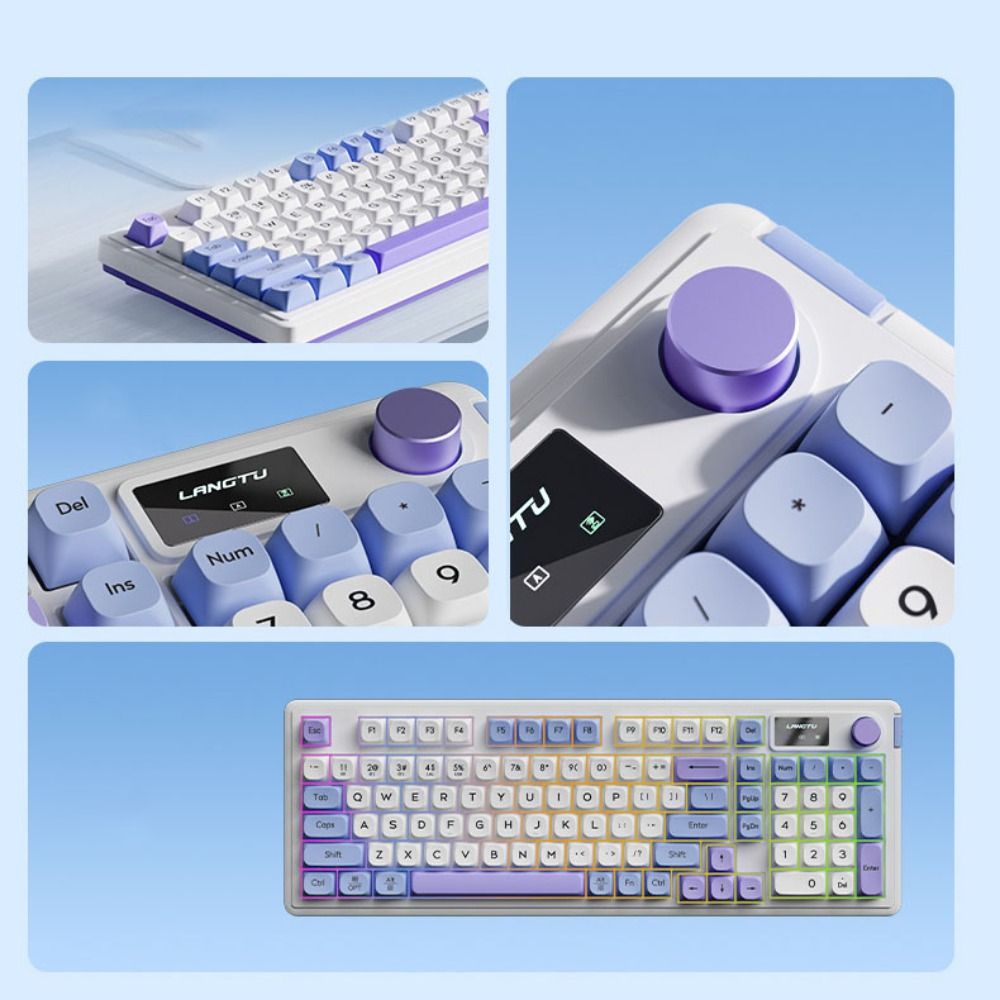 Keyboard Mekanis Tiga Mode ABS - Anti-Ghosting Keyboard ulasan dan harga