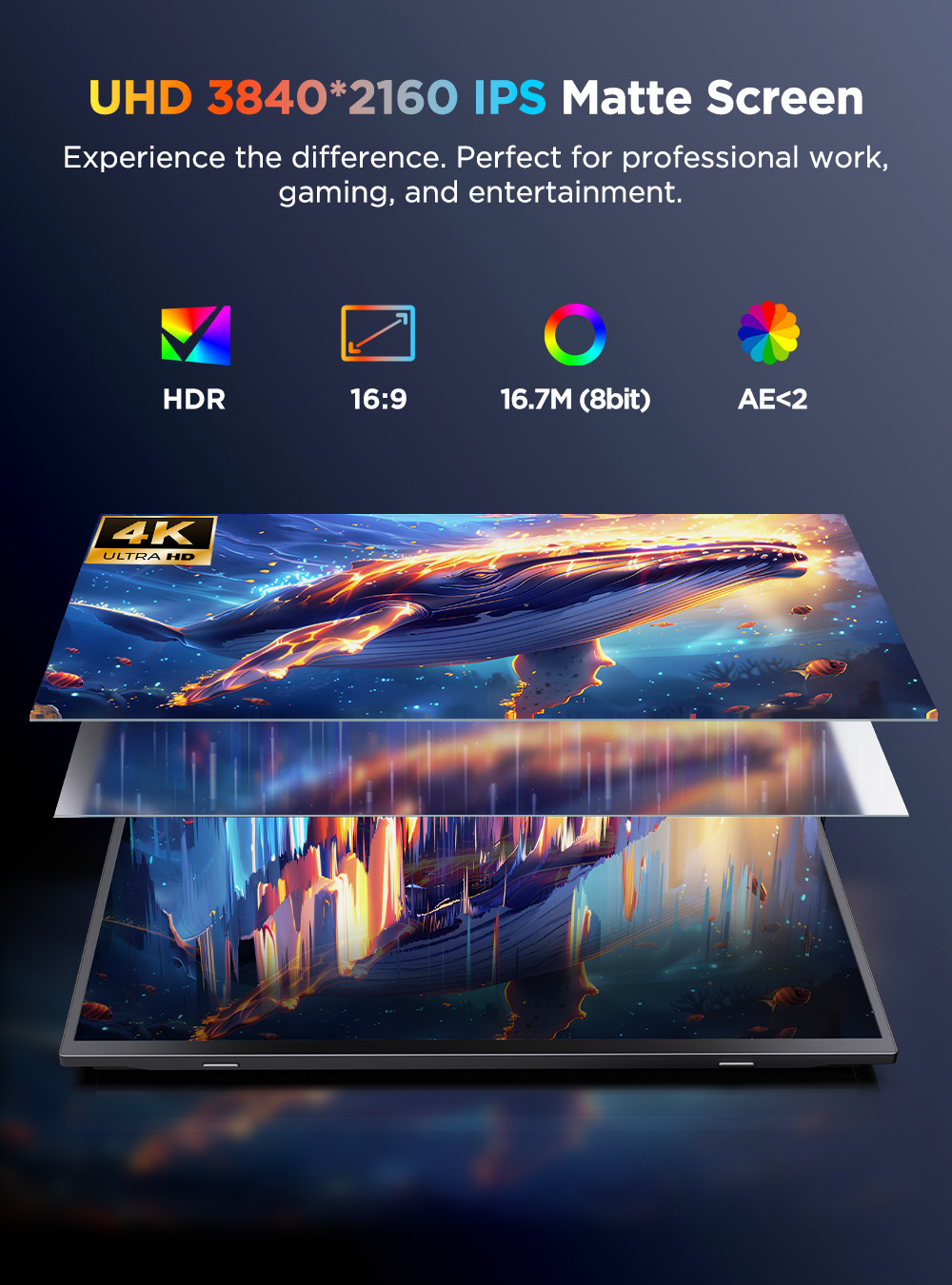 UPERFECT UColor J1 15.7 Inch 4 - Pc Gaming Y Monitor ulasan dan harga