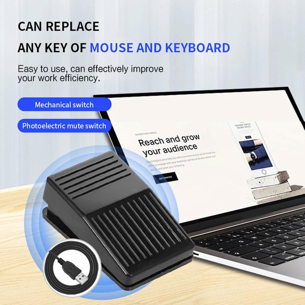 Pedal Kaki USB Multifungsi, Sa - Usb Foot Pedal Gaming ulasan dan harga