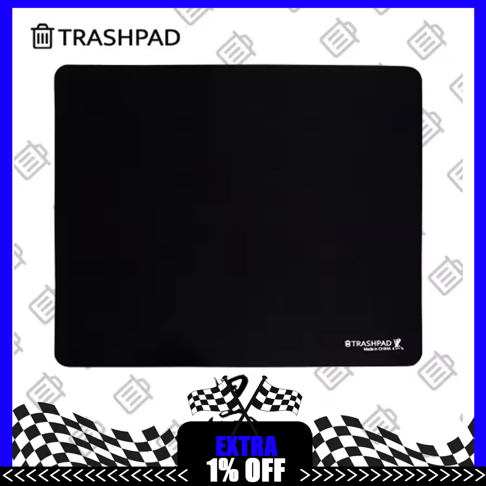 TRASHPAD BLACK Gaming Mousepad - Pc Gaming Valorant ulasan dan harga